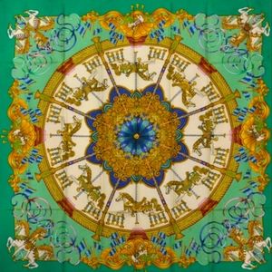 Hermes silk scarf